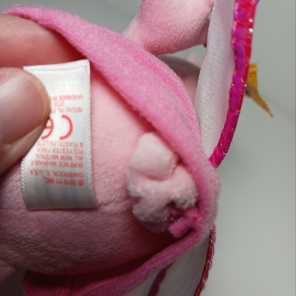 TY Princess Peppa Pig Plush Beanie Baby - Picture 8 of 10